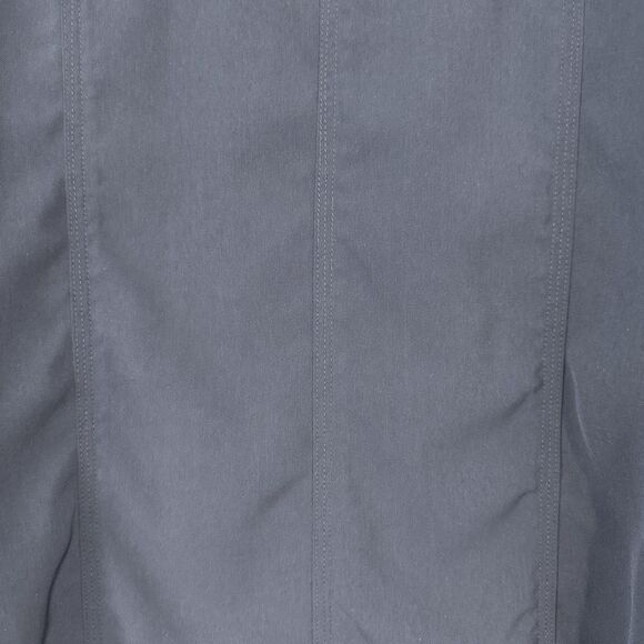 Susan Graver Style Twill Snap Front Lightweight Jacket Womens 1X Black A6223 - Picture 15 of 16